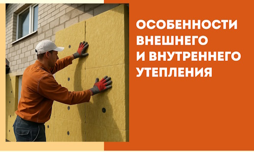 Какие особенности внешнего и внутреннего утепления в Рославле