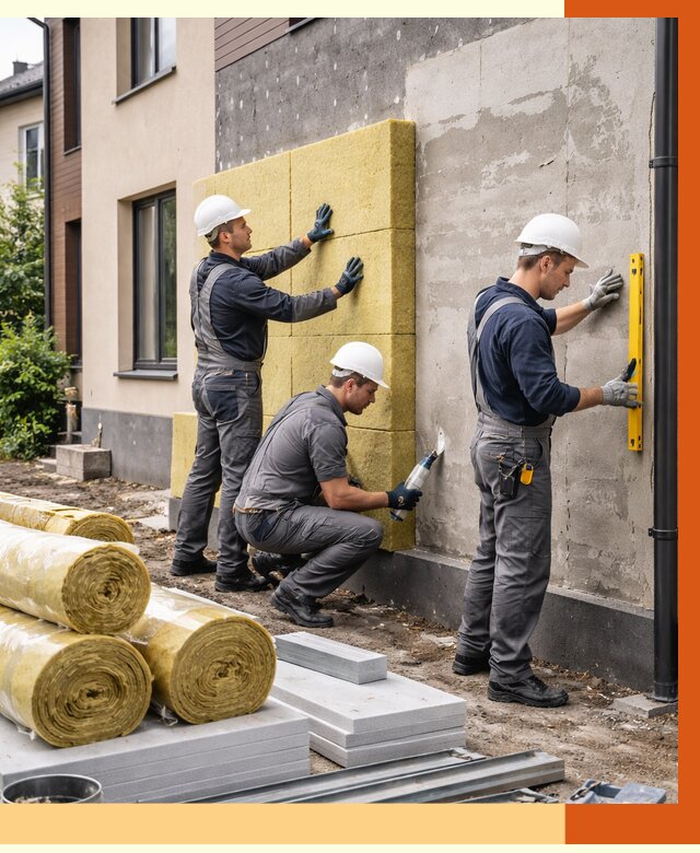 Утепление таунхауса в Рославле от 7399 руб/м2 — комплекс под ключ | ТепломастерРлв