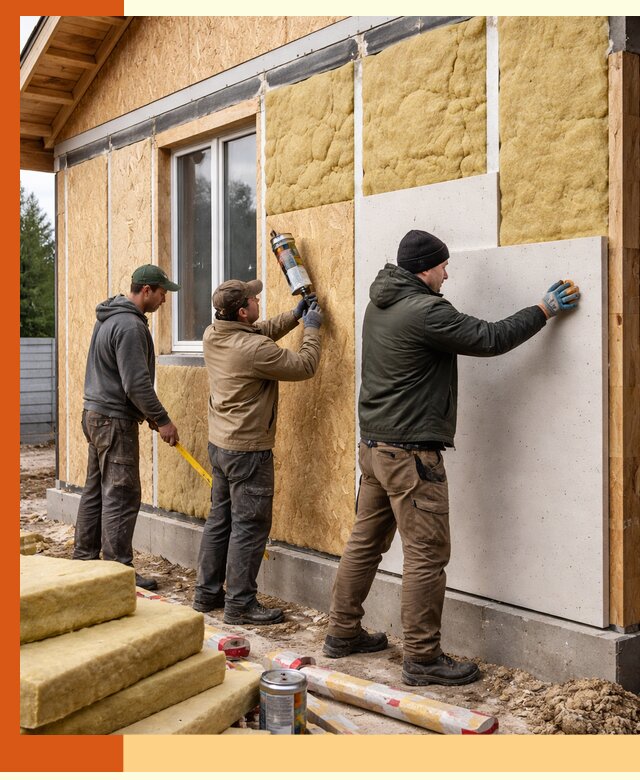 Профессиональное утепление дома из SIP-панелей в Рославле