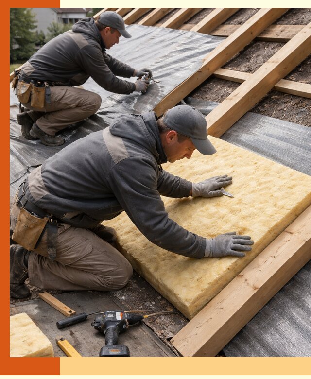 Профессиональное утепление крыши в Рославле качественно и надежно