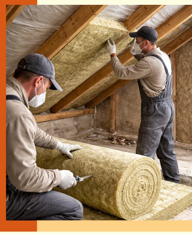 Утепление чердака минватой быстро и качественно в Рославле