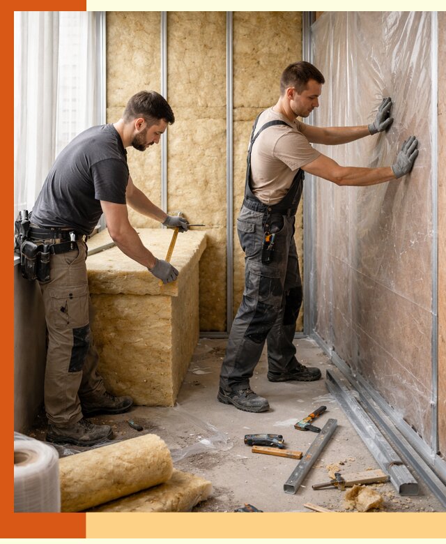 Профессиональное утепление лоджии в Рославле эффективно и надежно