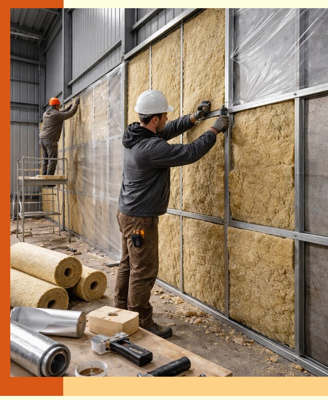 Утепление ангара в Рославле — профессиональная теплоизоляция помещений