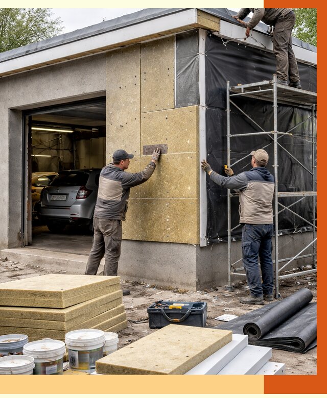 Утепление автосервиса в Рославле ппу, пеноизоляция, от 14900 руб/м2 — ТепломастерРлв