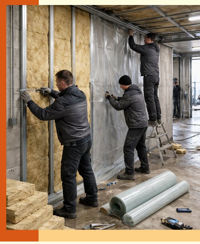 Профессиональное утепление автомойки в Рославле для любого типа помещений