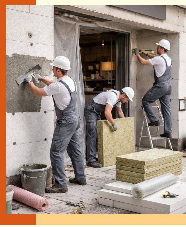 Утепление кафе в Рославле: профессиональная теплоизоляция и монтаж