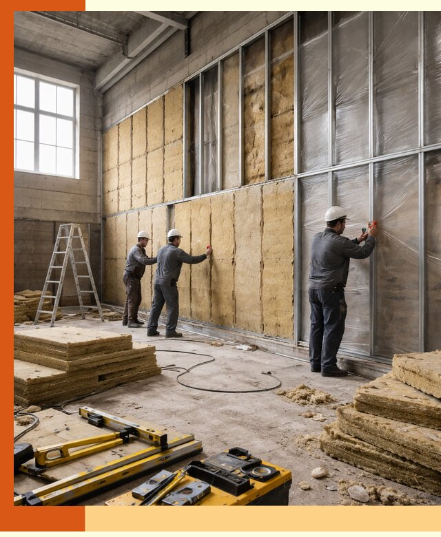 Утепление спортивного зала в Рославле качественно и недорого