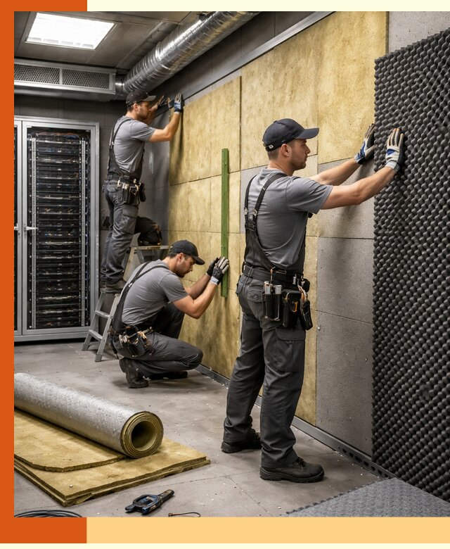 Утепление серверной комнаты профессионально в Рославле