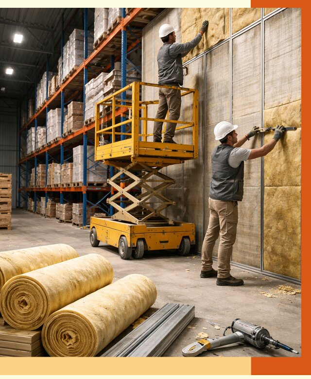 Утепление торгового склада в Рославле от 3288 руб/м2 — комплексно и под ключ | ТепломастерРлв