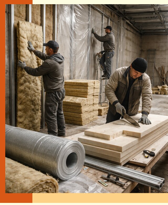 Утепление торгового склада в Рославле с энергоэффективными решениями