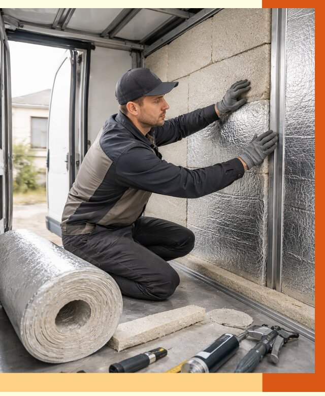 Утепление фургона рефрижератора в Рославле от 12845 руб./м² под ключ | ТепломастерРлв