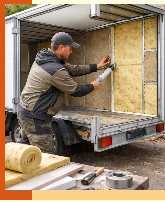 Профессиональное утепление прицепа в Рославле для любых условий