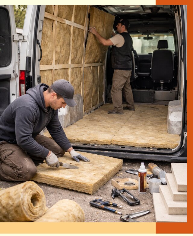 Утепление кемпера в Рославле под ключ от 12331 руб. — профессионально | ТепломастерРлв