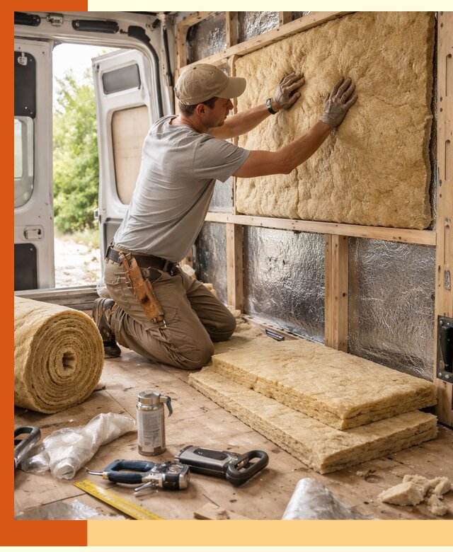 Утепление кемпера под ключ в Рославле с гарантией качества