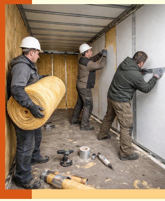 Утепление рефрижераторного контейнера в Рославле профессионально и надежно