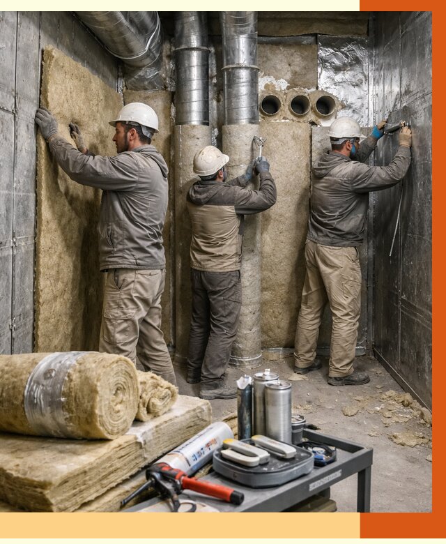 Утепление венткамеры в Рославле под ключ от 1490 руб. — профессионально | ТепломастерРлв