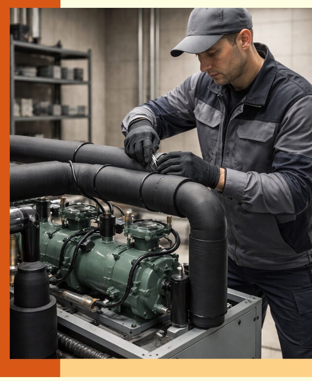 Утепление холодильного агрегата и теплоизоляция в Рославле