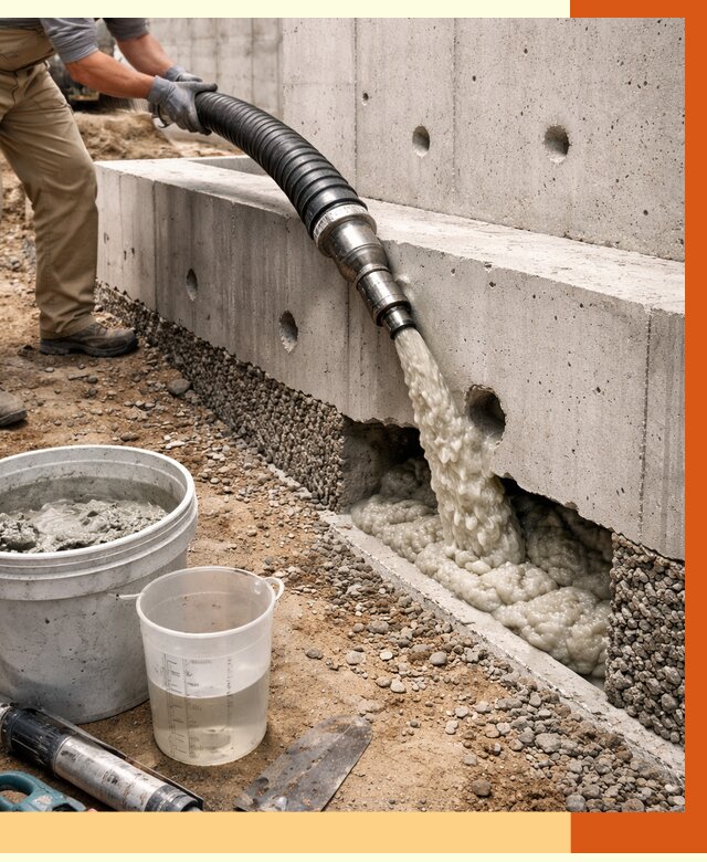 Заполнение полостей фундамента в Рославле от 6988 руб. под ключ | ТепломастерРлв