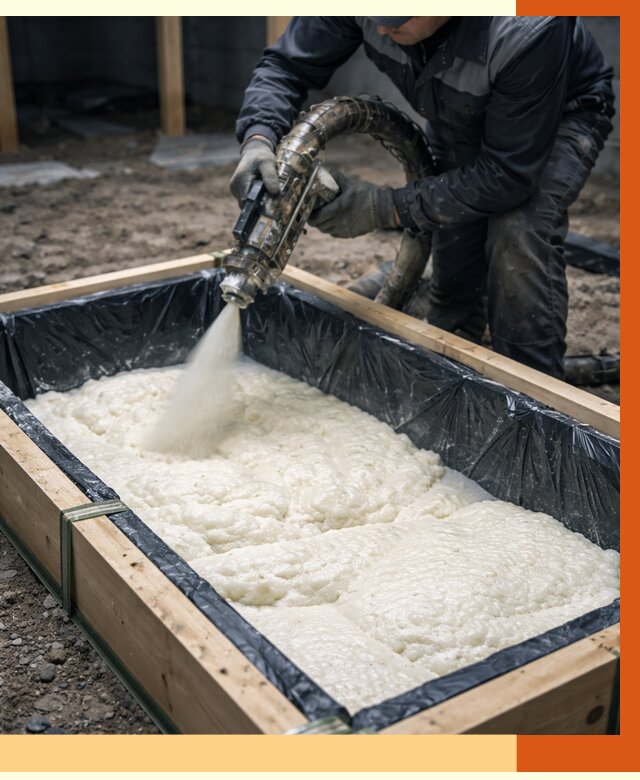 Заливка ППУ в формы в Рославле от 2569 руб. — утепление форм под ключ | ТепломастерРлв