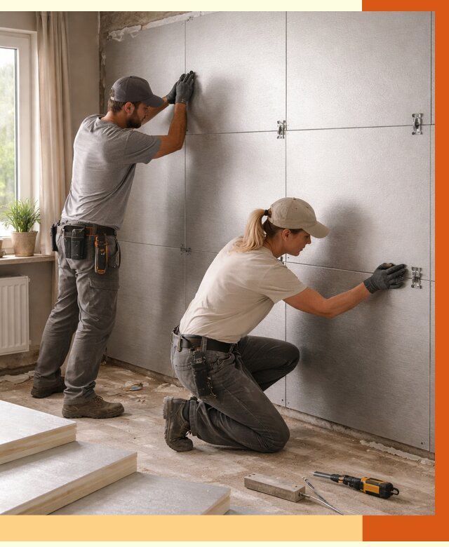 Утепление PIR панелями в Рославле от 4316 руб. под ключ | ТепломастерРлв