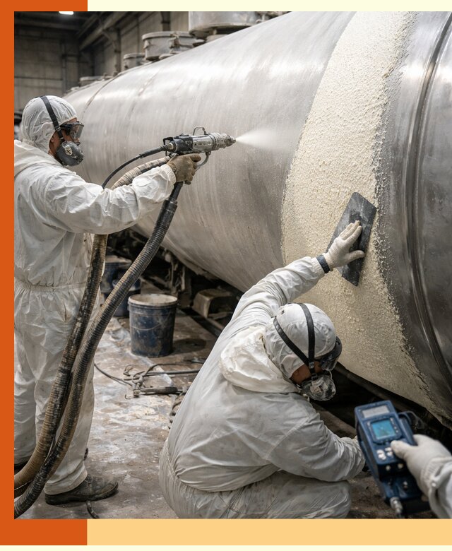 Утепление автоцистерн жидкой теплоизоляцией в Рославле