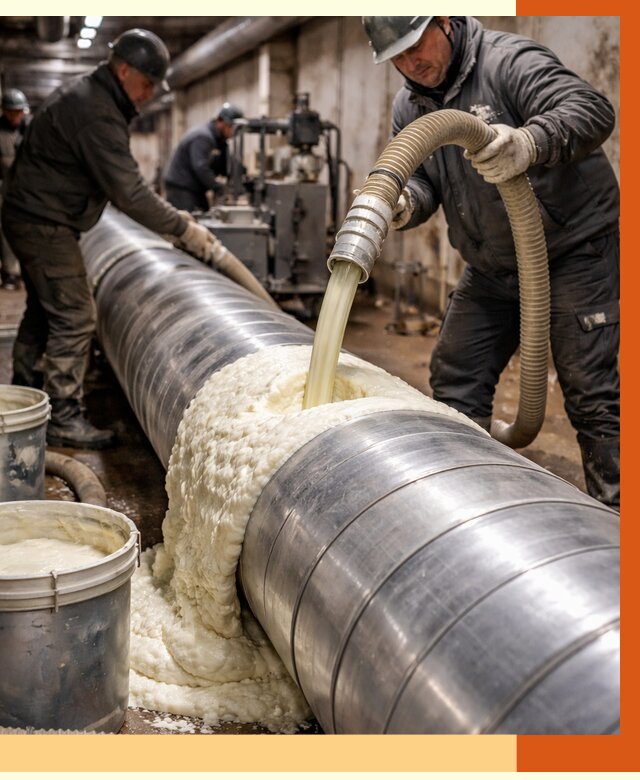 Утепление теплотрассы жидкой теплоизоляцией в Рославле от 4316 руб. | ТепломастерРлв