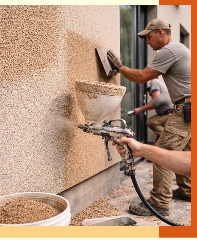 Утепление фасада жидкой пробкой в Рославле от 4932 руб./м² под ключ | ТепломастерРлв