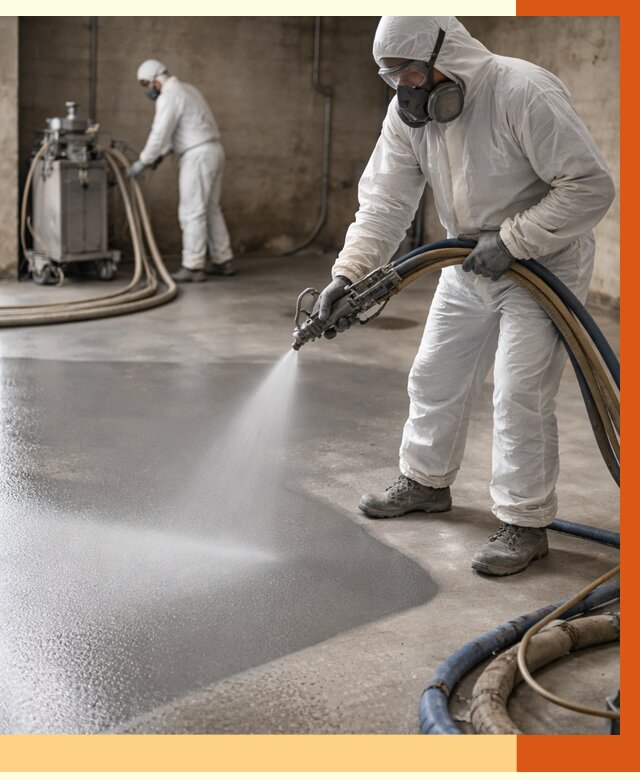 Гидроизоляция полимочевиной в Рославле от 8735 руб/м² — напыление полимерной гидроизоляции | ТепломастерРлв