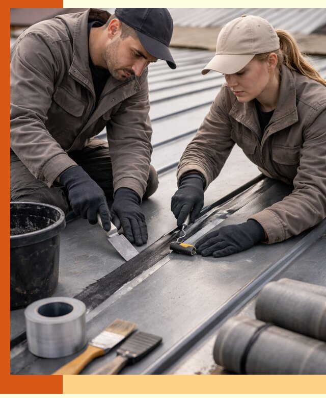 Гидроизоляция фальцевой кровли в Рославле качественно и надежно