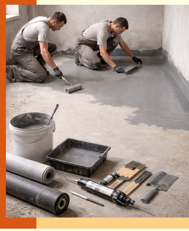 Гидроизоляция пола в Рославле — надежная защита от влаги и протечек
