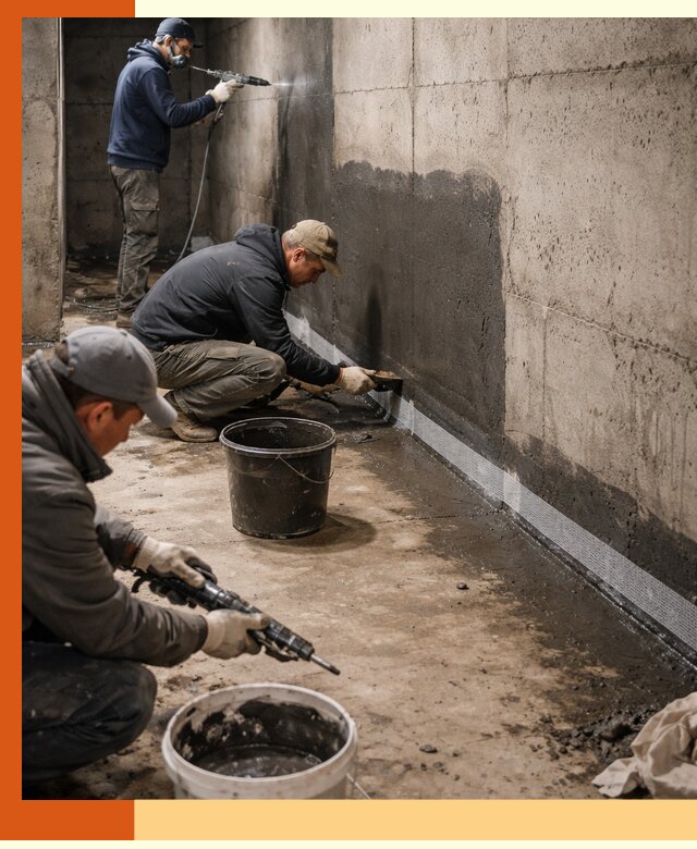 Гидроизоляция подвала в Рославле — комплексная защита от влаги