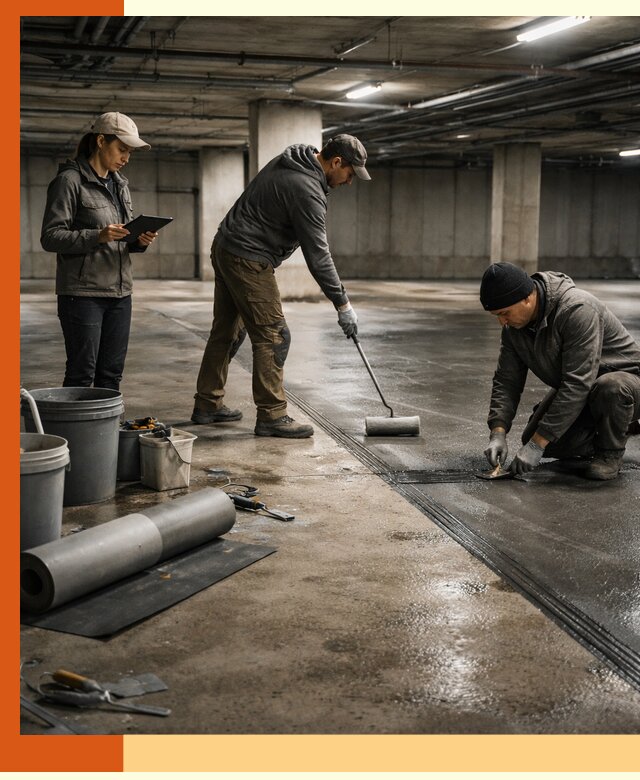 Гидроизоляция паркинга в Рославле: качественная защита зданий