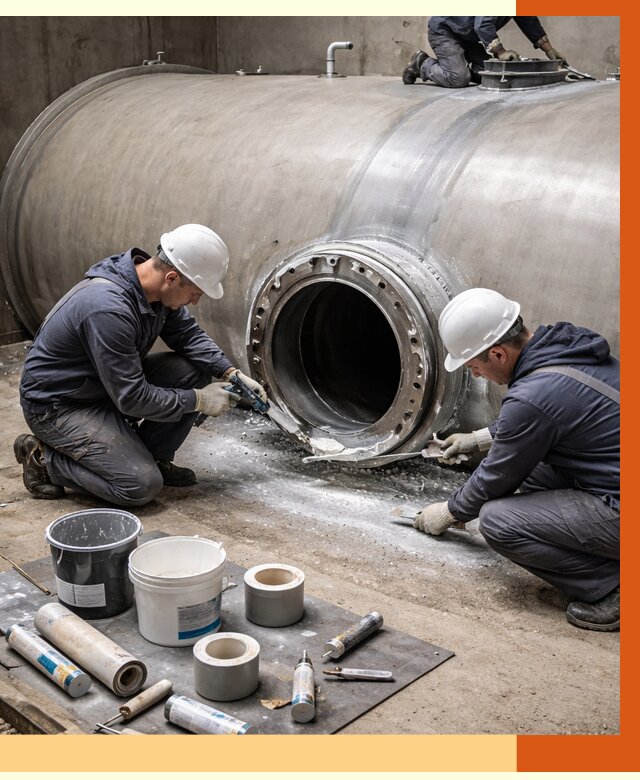 Гидроизоляция резервуара с топливом в Рославле от 77070 руб. под ключ | ТепломастерРлв