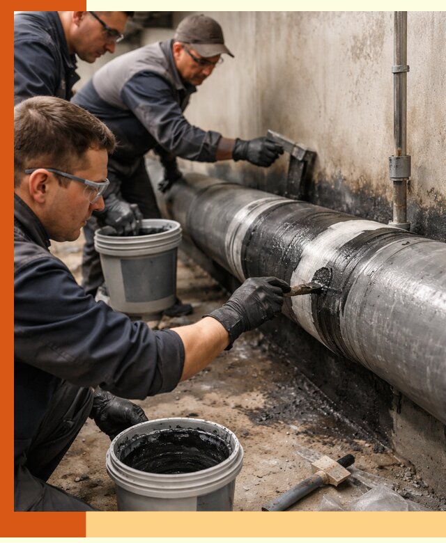 Гидроизоляция труб в Рославле — защита и герметизация коммуникаций