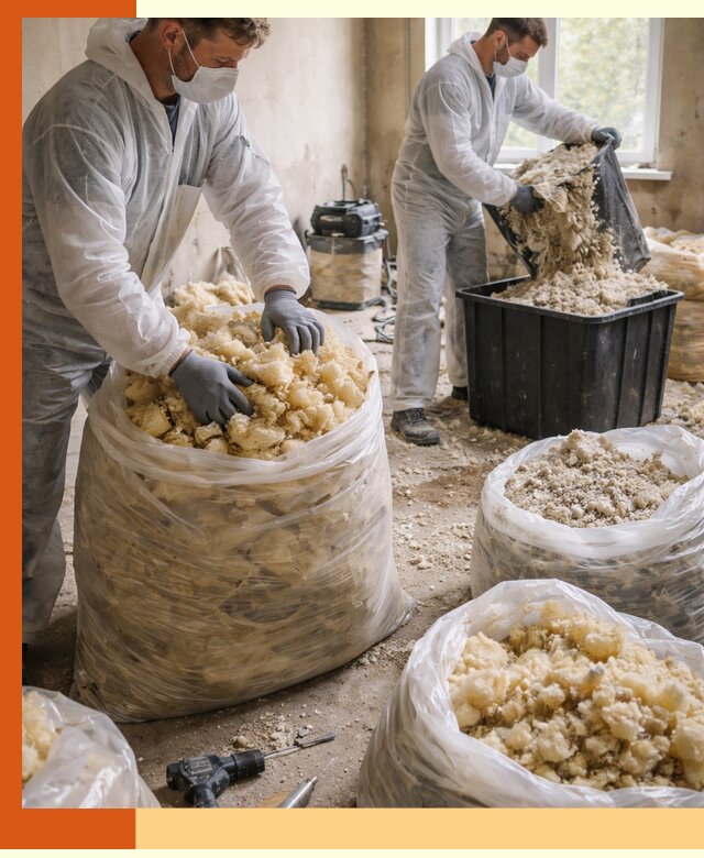 Утилизация старого утеплителя в Рославле быстро и безопасно