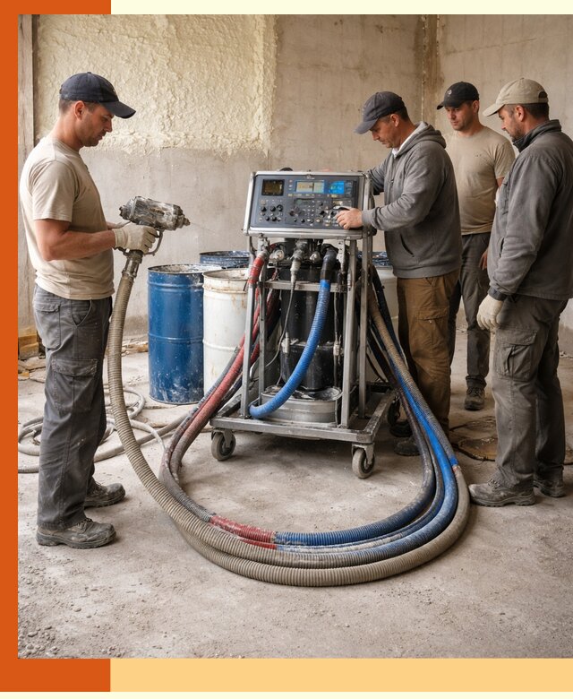 Аренда установки для напыления ППУ в Рославле на выгодных условиях